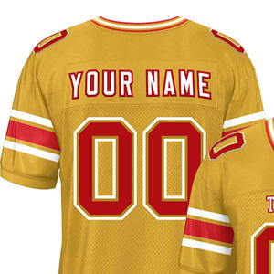 Camiseta de Fútbol Americano para Equipos, Talla Grande, Estampada, para Adultos, Personalizada, para Práctica, Entrenamiento, Club, Partido, Uniforme Escolar, Corta - Product Image 4