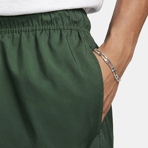 Pantalones Cortos de Nylon Personalizados al por Mayor para Hombre, de Secado Rápido, Cintura Alta con Cordón, Estilo Urbano, Diseño Liso Teñido, Tejido de Punto - Product Image 4