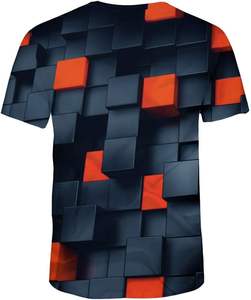 Nouvellement Design 3D Imprimé Top Qualité À Manches Courtes Vêtements 100% Coton De Luxe Célèbre Marque Designer T-shirts - Product Image 5