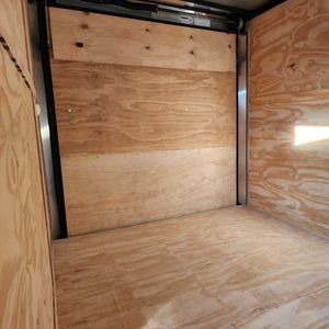 Enclosed Cargo <b>Trailer</b> Tall Wall Utility Box <b>Trailer</b> Tandem Axle Transport Enclosure with Side Door - Product Image 6
