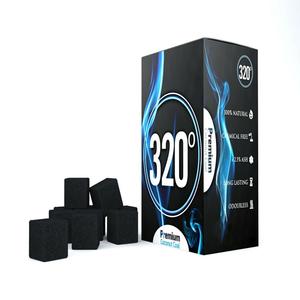 Charbon à chicha en coque de noix de coco avec logo privé, paquet de 50 comprimés, nouveau noir, 100% pur, inodore, longue durée, écologique, 4-6 heures pour - Product Image 1