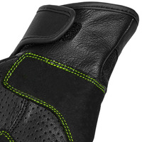 Gants de moto en cuir au design classique, très protecteurs, ajustement confortable, réutilisables, antidérapants, avec poignée en cuir