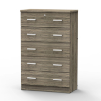 Gabinete moderno de 5 cajones de madera de alta calidad para dormitorio, cocina, almacenamiento, muebles contemporáneos para el hogar y la sala de estar, SIVR 1455