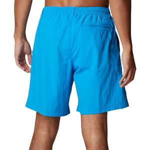 Pantalones cortos informales personalizados al por mayor para hombre 100% nailon poliéster resistente al viento Color sólido cordón sudor cortavientos estilo de punto - Product Image 3