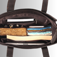 Sac fourre-tout en cuir véritable de qualité supérieure pour femmes, élégant, durable, spacieux, résistant à l'eau, avec fermeture éclair, pour le bureau, les voyages et le quotidien