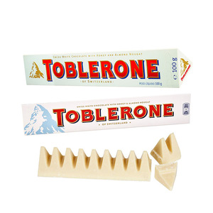 ช็อกโกแลตขาว tobleronee 100กรัมช็อกโกแลตสวิสแท่งขายส่งจำนวนมากส่งตรงจากโรงงาน - Product Image 4