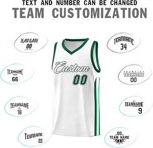 Maillots de basket-ball tendance pour hommes, uniformes d'équipe personnalisés par sublimation, qualité supérieure, réversible, fournisseur en gros en vrac OEM - Product Image 4