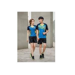 2023 nouveau T-Shirt de sport uni à manches courtes pour hommes personnalisé imprimé vierge tricoté vêtements en gros grande taille Football vêtements - Product Image 2