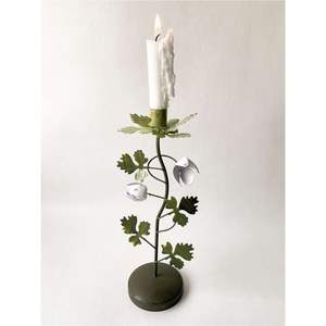 Juego de 3 Portavelas de Tulipanes, Soporte de Hierro para Velas de Pilar, Centro de Mesa Moderno y Lujoso para Bodas y Eventos, Decoración del Hogar - Product Image 3