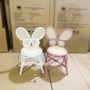 Silla Infantil de Ratán Moderna Hecha a Mano para Eventos al Aire Libre y en Interiores, Cumpleaños, Bodas, Recepciones - Fábrica OEM en Vietnam - Product Image 1