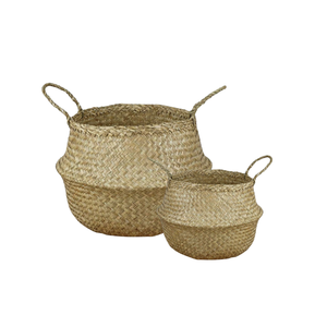 Artisanat avec un but: les PANIERS DE VENTRE DE LA MER vietnamienne apportent un luxe durable à votre pot de fleur de plante de stockage à la maison - Product Image 1