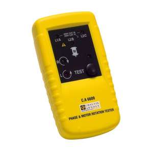 Chauvin Arnoux CA 6609 Pantalla LED Equipo eléctrico Probador de dirección de rotación de fase y motor - Product Image 3