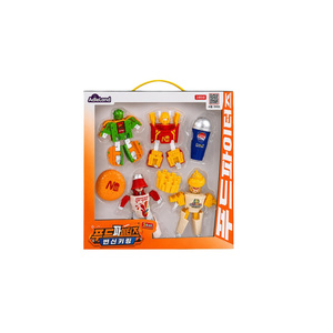 AdleLand Food Fighters - Juego de 5 Llaveros Transformables de Plástico, Juguete de Anime para Niños - Product Image 1