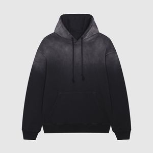 Sweat à capuche surdimensionné personnalisé pour l'hiver, brodé, délavé à l'acide, en coton lourd 100% coton, grandes tailles - Product Image 1