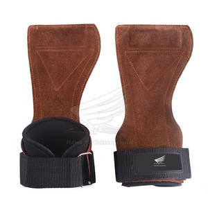 Agarres de Halterofilia Profesionales de Alta Calidad OEM, Servicio Personalizado, Material de Neopreno, Ajustables, Transpirables y Ligeros para Hombre - Product Image 1