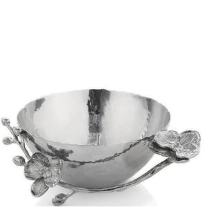 Tazón para Servir con Borde Repujado, Tazón para Servir Frutas, Aperitivos y Pasta con Acabado Pulido Brillante, Tazón para Servir Frutas, Tazón de Metal Hecho a Mano - Product Image 2