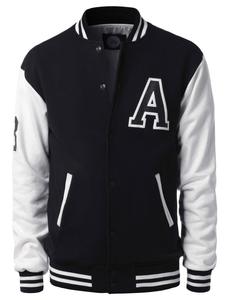 Vestes universitaires en laine pour hommes personnalisées High Street Winter College Baseball Jackets Logos brodés Tissu en laine pour femmes Letterman - Product Image 1