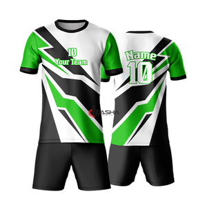 Sublimación transpirable Logotipo personalizado Uniforme de fútbol Ropa deportiva Uniformes Conjunto Entrenamiento Ropa de equipos de fútbol para adultos - Product Image 4