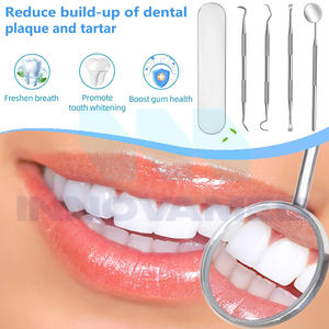 Service léger OEM ODM Instruments d'hygiène dentaire manuels en acier inoxydable certifiés CE Logo personnalisé Oral de haute qualité - Product Image 5