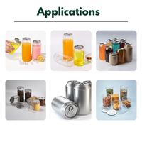 Nueva Máquina Selladora Automática de Latas de Aluminio con Motor Eléctrico de Inducción para Sellado de Bebidas, Envases de Papel, Alimentos, Vasos de Plástico y Botellas