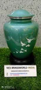 Large Size Cremation Memorial Metal <b>Urns</b> Burial Container Funeral Supplies-Quality Metal <b>Urns</b> Burial <b>Urns</b> Pot <b>Jar</b> - Product Image 4