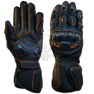 Guantes de Motociclismo Personalizados, Transpirables, Ligeros, de Cuero Vacuno Genuino para Deportes y Uso al Aire Libre - Product Image 6