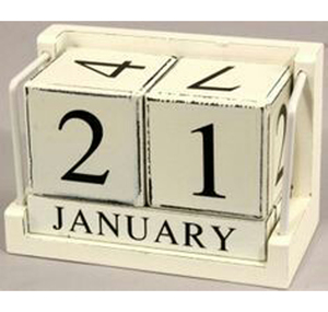 Vintage Home <b>Desk</b> Calendar, Creative Perpetual Calendar for Living Room, <b>Study</b>, Bedroom Decoration - Product Image 1