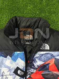 เสื้อแจ็คเก็ตพัฟเฟอร์ลายโลโก้ East Face แบบซับลิเมชั่น รุ่นใหม่ล่าสุด เสื้อแจ็คเก็ตพัฟเฟอร์ East-Face สำหรับผู้ชายและผู้หญิง - Product Image 5