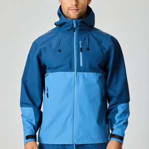 Conjunto de Chaqueta de Dos Piezas con Cierre, Diseño de Color Combinado, Fabricación Personalizada, Chaqueta Cortavientos de Nailon y Poliéster, Ropa Deportiva Urbana para Hombre - Product Image 3