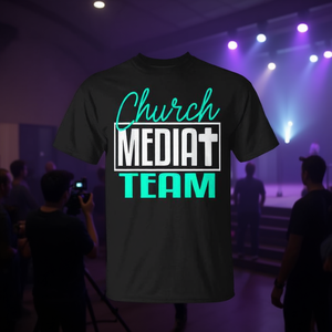 Maglietta promozionale per la squadra media della chiesa - Product Image 3