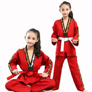 Uniformes de Karate de Algodón Unisex al por Mayor, Uniformes de Taekwondo de Alta Calidad para Hombres y Mujeres, Ropa de Artes Marciales con Logotipo Personalizado, Tela de 400g - Product Image 1