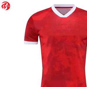 เสื้อฟุตบอลแขนสั้นคอวีสำหรับผู้ใหญ่เสื้อฟุตบอลตัดอัตโนมัติเสื้อและเสื้อเชิ้ตสวมใส่สบาย - Product Image 6