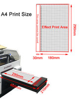 Erasmart Printing Business A4 UV Imprimante Machine d'impression d'autocollants Imprimante UV de bureau avec garantie pour coques de téléphone Petits objets