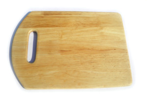 Mango de ceniza blanca Caucho natural Madera Rectángulo Ecológico Tamaño estándar Tabla de cortar Vegetales Pizzas Rebanadas Picadora Picar - Product Image 4