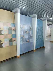 Azulejos modernos de porcelana vitrificada de textura sólida de 600x1200mm con acabado brillante, azulejos esmaltados para dormitorio y sala de estar - Product Image 4