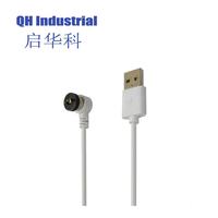 Connecteur de charge magnétique à 2 broches Pogo pour câble PCB, mâle et femelle, fabriqué en Chine, pour appareil électronique, câble USB magnétique