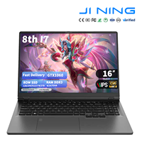 Nouvel ordinateur portable de jeu de 16 pouces avec processeur I7 8750H 6 cœurs, longue durée de vie de la batterie, P106, 16 Go de RAM, 1 To de SSD DDR3, clavier rétroéclairé, 6000 mAh, corps en métal