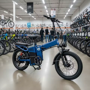 H9Ultra 4000W จักรยานไฟฟ้าแบบพกพา ความเร็ว 40 ไมล์ต่อชั่วโมง โครงอะลูมิเนียม 12 สปีด แบตเตอรี่ลิเธียม 48V 70Ah + เครื่องกำเนิดพลังงานแสงอาทิตย์ สมบูรณ์แบบ - Product Image 1