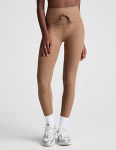 2025 personnalisé femmes cordon taille séchage rapide confort doux élastique Fitness Legging aller poche cordon Midi Legging - Product Image 3