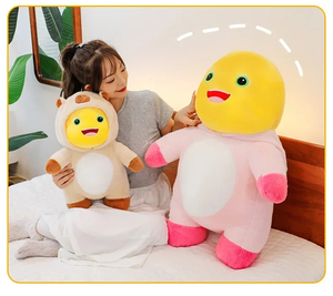 Peluche de Dragón de Leche Kawaii que se Transforma en un Delfín sin Aletas, Juguete de Peluche de Dibujos Animados, Regalo de <span class=keywords><strong>Anime</strong></span> para Niñas, Decoración para Fiestas de Cumpleaños - Product Image 5