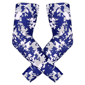 Customized <b>Camo</b> Design Sublimation Printing Cycling Arm Sleeves <b>Top</b> Quality 4 Way Stretchable Spandex Nylon Made Arm Sleeve - Product Image 3