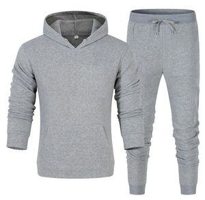 Survêtement de sport pour homme, marque vierge, logo personnalisé, ensemble deux pièces d'entraînement et de jogging - Product Image 1