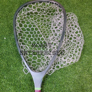 Red de Aterrizaje para Pesca con Mosca al Aire Libre, Red de Trucha, Marco de Madera con Red de Goma Fundida a Mano, Red de Pesca para Aterrizaje de Thor - Product Image 1