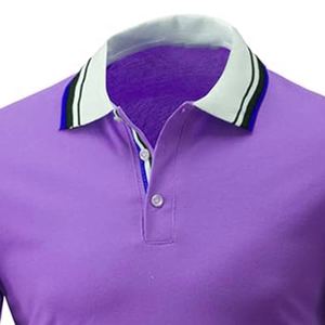 Nouveau Design Polos Logo Personnalisé Polyester Couleur Unie Golf Polos Prix de Gros Pas Cher T-shirt Personnalisé - Product Image 3