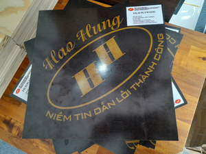 Vietnamese Supplier's Eco-Friendly Melamine Board Film Faced Plywood 8x4 Size 12mm-28mm Thickness Construction E1 Formaldehyde - Product Image 2