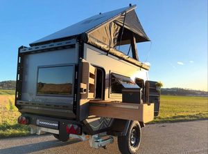 Customized Luxury Comes with Solar Panels and Furniture Offroad Travel Teardrop caravan off Road Camper Trailer - Product Image 2