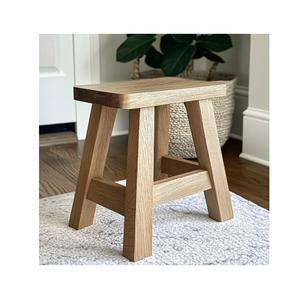 Vintage <b>Wooden</b> Step <b>Stool</b> with Solid Timber Frame Perfect for Rustic Kitchens Bathrooms Bedrooms and Storage Areas - Product Image 5