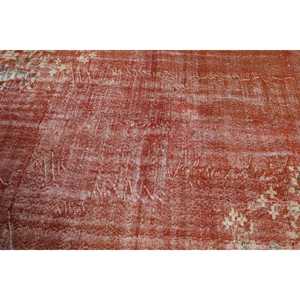 Vintage Large Rug 5.7x8.7 ft, Turkish <b>Red</b> Moroccan <b>Wool</b> Rug - Product Image 5