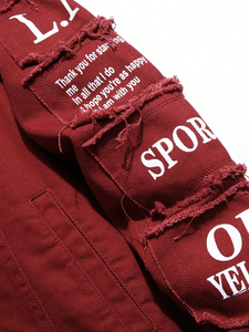 แจ็กเก็ตผ้ายีนส์แบบมีกระเป๋าของผู้ชายสไตล์ Y2K วินเทจกระเป๋ามีกระดุมคอตั้งทรงหลวมเหมาะสำหรับฤดูใบไม้ผลิ - Product Image 5