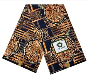 Tissu Wax Africain en Gros Motifs Imprimés Unis pour Robe Options de Personnalisation Disponibles Qualité Supérieure - Product Image 1